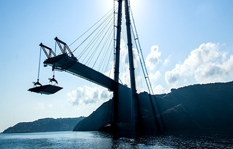 Yavuz Sultan Selim Köprüsü inşaatında son durum!