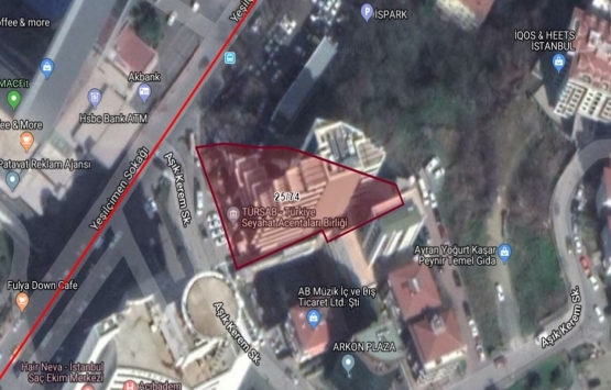 TÜRSAB ın Beşiktaş genel merkez binası 100 milyon TL ye icradan satışta!