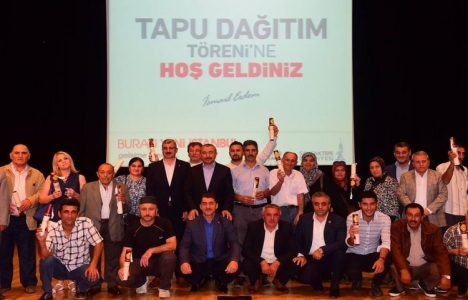 Sancaktepe’de 523 tapu hak sahiplerine teslim edildi!