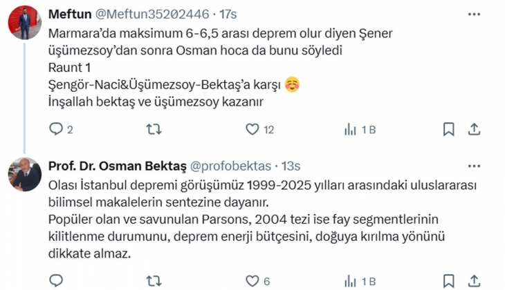 Prof. Dr. Osman Bektaş ezber bozdu: Beklenen İstanbul depremi 6,4 büyüklüğünde olabilir!