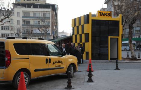 Modern taksi durakları kullanımda!