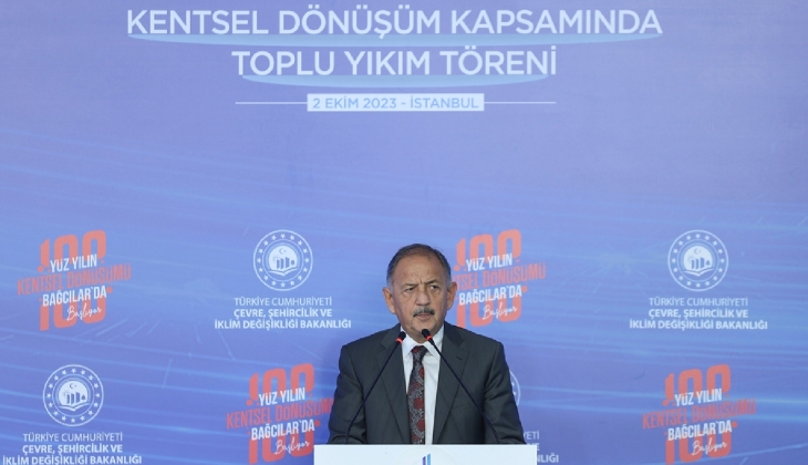 Bakan Özhaseki açıkladı: İstanbul'a özel kentsel dönüşüm