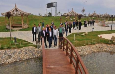  Trabzon Belediye Başkanı EYOF Hatıra Parkı inşaatını inceledi!