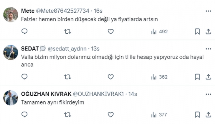 Faiz düşer, dolar artarsa 7 milyon TL lik ev 10 milyon TL ye kadar yükselebilir! 