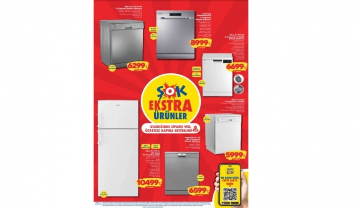 Beyaz eşya alacaklar dikkat! Şok Markette indirimli beyaz eşya fırsatları için son 2 gün!