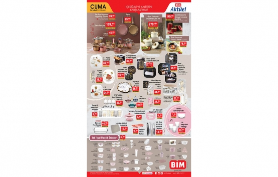 BİM 4 Şubat 2022 aktüel ürünler kataloğu!
