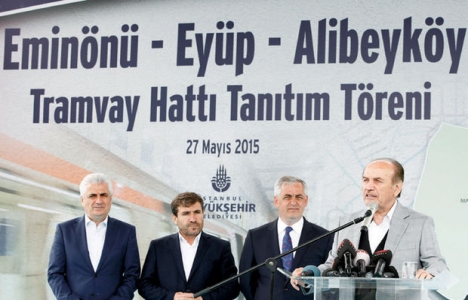 Eyüp-Fatih arası raydan elektrikli tramvay hattı geliyor!