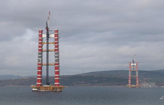 1915 Çanakkale Köprüsü nde ana kablo montajı başladı!