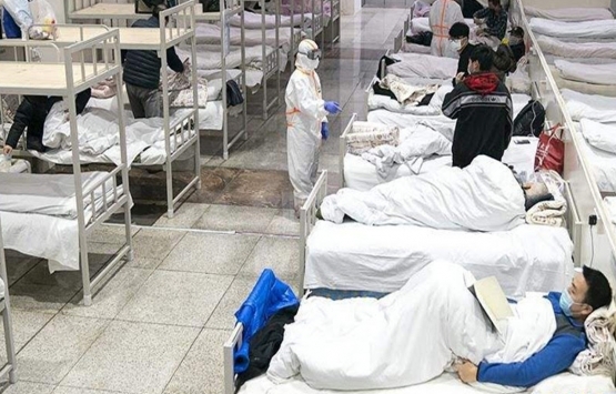 Çin Wuhan'da kabin hastane inşaatını 100 milyon kişi canlı izledi!