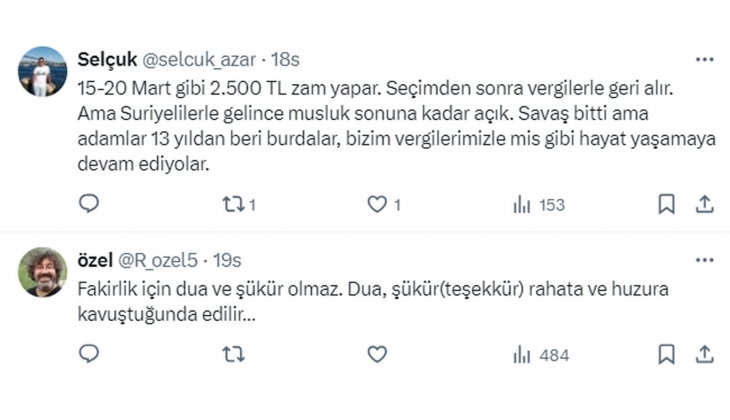 Cumhurbaşkanı Erdoğan dan emekli çıkışı: Seyyanen zam yok, bize destek olun!