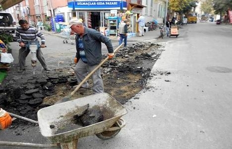 Büyükada Maden ve Nizam mahallelerinde yol çalışmaları!
