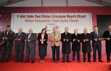 İstanbul’a 9 yeni İtfaiye İstasyonu açıldı!