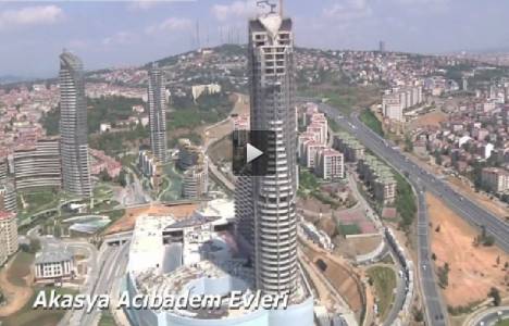 Acıbadem'de yer alan 4 projenin havadan en yeni videosu!