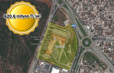 Antalya Şehirler Arası Otobüs Terminali satılıyor!