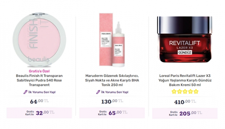 Yüz bakım ürünlerinde yüzde 50 fırsat! Gratis indirimleri bitmiyor! İşte 30 Ekim 2022 fiyat listesi…