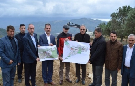 Gemlik Belediyesi toplu konut için yol çalışmalarına başladı!