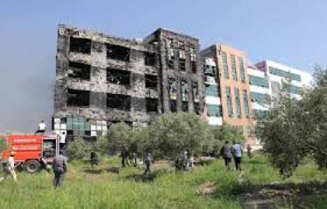 OKÜ yaşam merkezi binasında yangın çıktı!