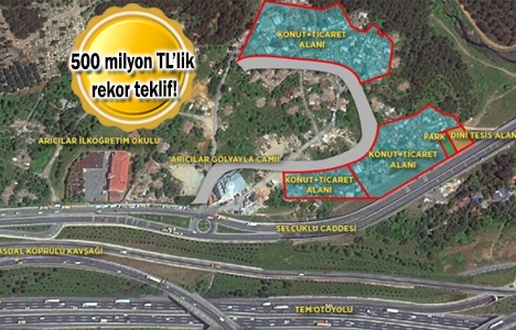 TOKİ Kağıthane arsasına en yüksek teklif Özak - İnt-Er Yapı'dan!