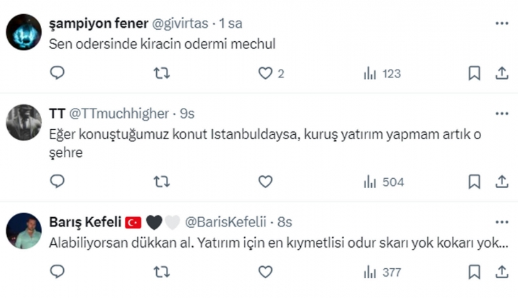 2.3 milyon TL ye ev alacakların aylık ödemesi 21.790 TL! Artık hesaplar Kiracı yarısını öder diyerek yapılıyor!