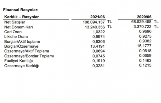 İntema İnşaat tan 2021 in ilk yarısında 13.2 milyon TL lik kar!