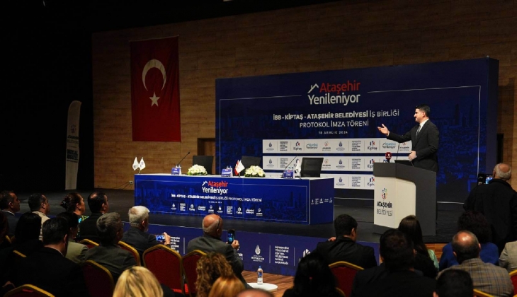 Ataşehir de kentsel dönüşüm seferberliği başladı! İBB ve KİPTAŞ arasında protokol imzalandı!