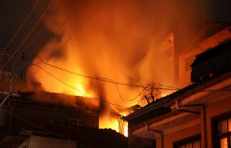 Ankara'da özel okulda yangın çıktı!