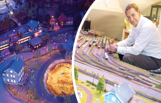 Serdar Öztezcan evinde düş bahçesi yarattı!