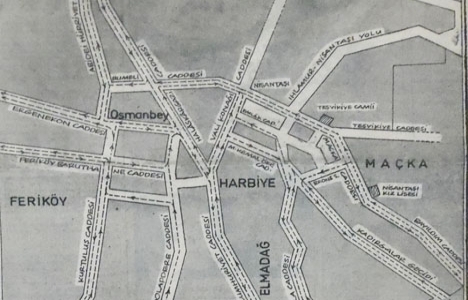 1963 yılında Maçka-Şişli tarafında yeni trafik düzeni uygulanacakmış!