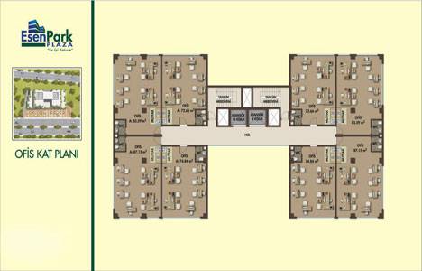 Esenyurt Esenpark Plaza vaziyet planı!