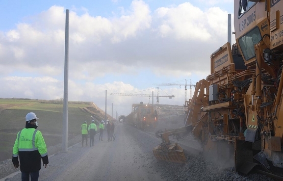 Çerkezköy-Kapıkule tren hattının yüzde 50 si tamamlandı!