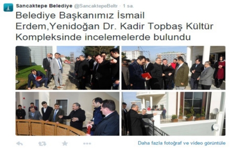 İsmail Erdem Kadir Topbaş Kültür Kompleksi ni inceledi!