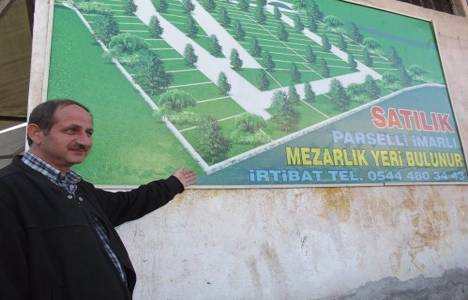 Karadenizli esnaf, imarlı özel mezarlık hizmeti vermeye başladı!