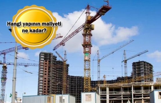 2018 yılı yapı yaklaşık birim maliyetleri belli oldu!