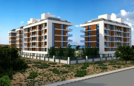 Alanya Rising Blue Evleri'nde fiyatlar 56 bin TL'den başlıyor!