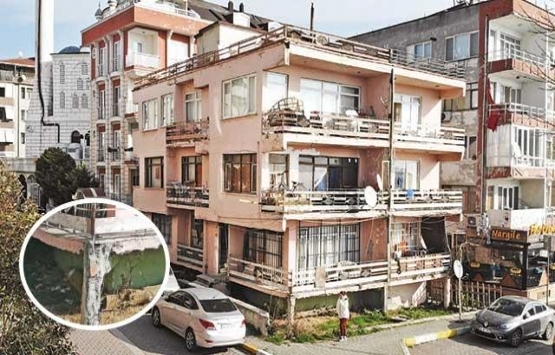 Avcılar’da kolonları çatlamış evler, yabancı ailelere kiraya veriliyor!