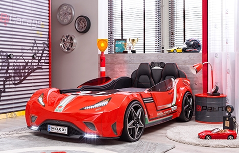 Çilek'ten son model araba karyola!