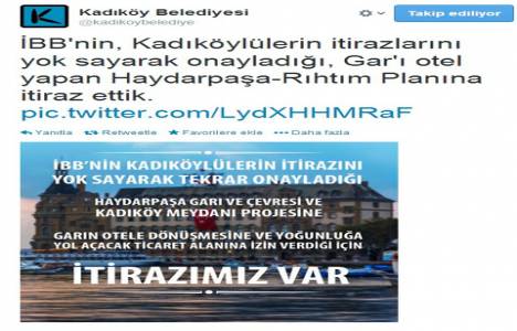 Haydarpaşa Garı ve Kadıköy Meydan projesine Kadıköy Belediyesi itiraz etti!