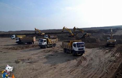 Akyurt Fuar Alanı nda kazı ve dolgu çalışmaları sürüyor!