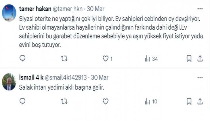 Mağdur ev sahibinden kiracı tepkisi: Kiraların 20 bin TL olduğu yerde, 10 bin TL bile kira ödemiyorlar!
