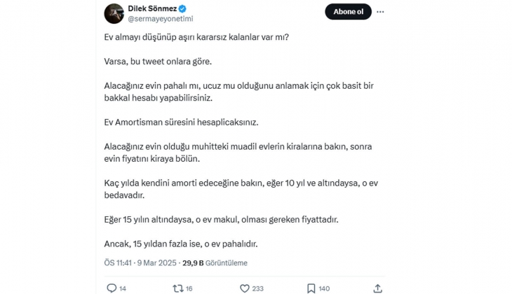 Bu devirde ev alacaklar neye dikkat etmeli? Hangi ev pahalı, hangi ev ucuz nasıl anlaşılır? 