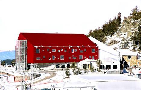 Golden Key Chalet'ten bir ilk! Snowkite ve snowshoering!