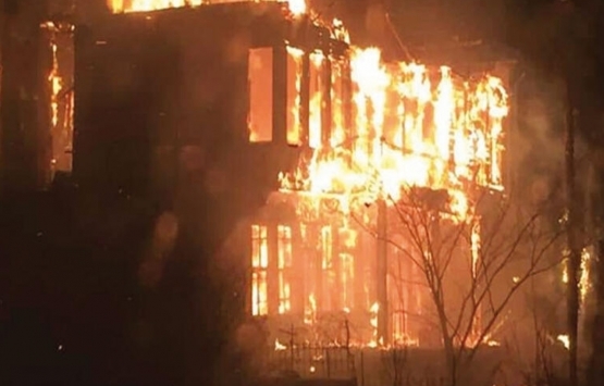 Tarihi Çalıkuşu konağı kül oldu!