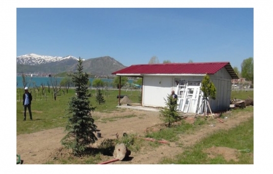 Bitlis Tatvan'daki kaçak yapılar yıkılıyor!