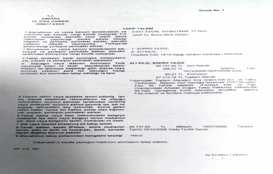 Ali Kılıç icralık mı oldu?