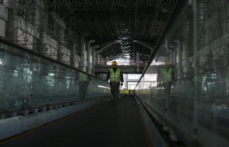 3. havalimanının terminal binasında sona gelindi!