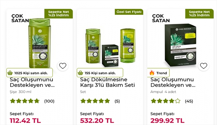 Saçlarınızın bakımı mı geldi? Yves Rocher şimdi yüzde 25 indirimli. İşte 29 Eylül 2022 Yves Rocher fiyat listesi!