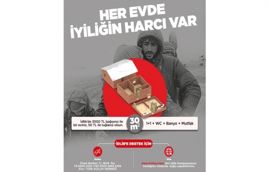 Türk Kızılay İdlib de Acil Konaklama Evleri inşa edecek!