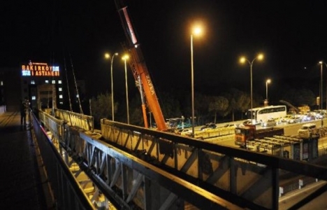 Bahçelievler üstgeçidi kaldırıldı!