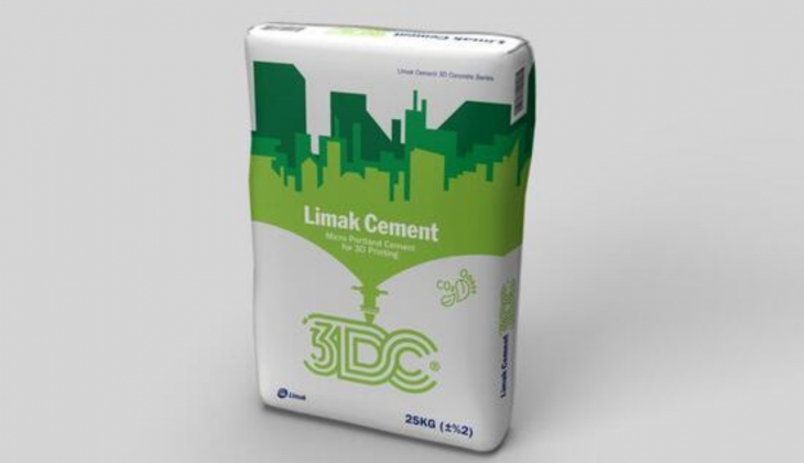 Limak Çimento, 3 boyutlu yazıcıda üretilen ‘LimakCement 3DC-101’ ürününü tanıttı!
