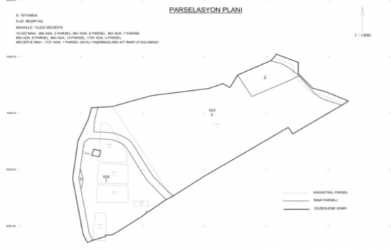 Beşiktaş Yıldız ve Mecidiye Mahallesi parselasyon planı askıda!